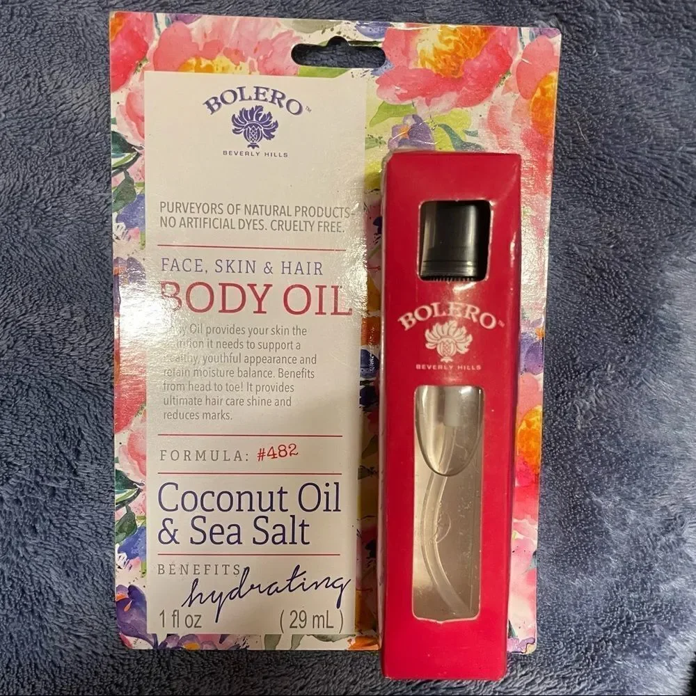 Bolero Beverly Hills Face, Skin & Hair Body Oil - Coconut Oil & Sea Salt
